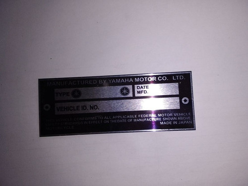 Typenschild plate schild - plate,