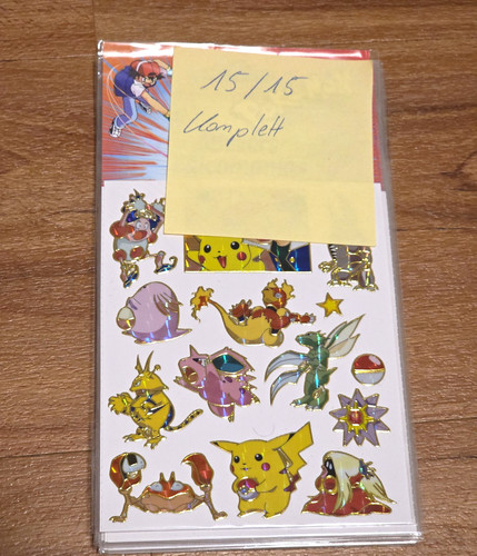 Pokémon stickerbogen set - pokémon,
