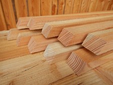 Stück ZAUNLATTE LÄRCHE ABGESCHRÄGT HOLZ LATTEN LATTENZAUN HOLZZAUN 25x50  120cm