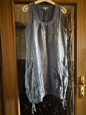 Kleid Jeans-Optik Soccx blau