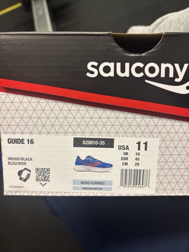 Saucony guide indigo black - guide, 16