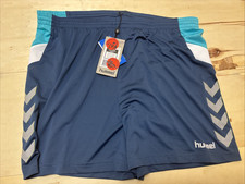 HUMMEL DAMEN SHORTS Sport Shorts Tech Move Hose Handball FUßBALL GR:L NAVY