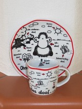 Tasse und Teller SHEEPWORLD „Ohne Dich ist alles doof“
