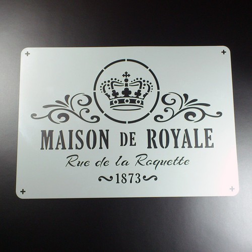 Schablone maison royale - schablone, de