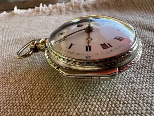 Silberne spindeltaschenuhr - spindeltaschenuhr, um