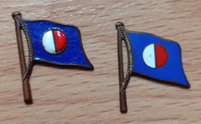 2x altes Abzeichen Fahne