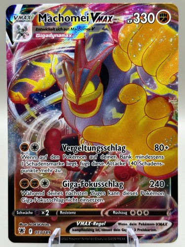 Pokemon karte machomei vmax - machomei,