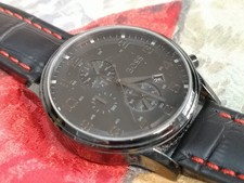 Hugo Boss HB 88.1342272 Herren Uhr Chronograph XXL echt Leder Armband