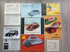 4x Prospekt - Messerschmitt