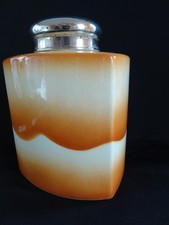 Spritzdekor Teedose  Art Deco