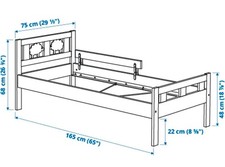 Ikea Kinderbett Kritter weiß