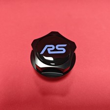 SCHWARZ Fahrkarte ALUMINIUM MOTOR Ölkappe FÜR FOCUS MK3 RS ECOBOOST FIESTA ST 23