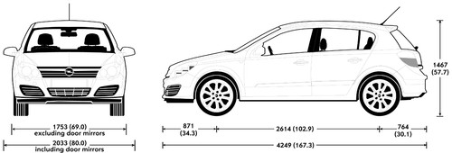 Opel astra bj 2008 - opel,