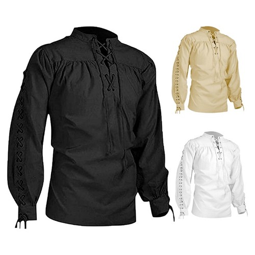 Herren piratenhemd retro - herren,