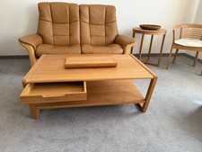 Grüne Erde  Sofa-Couchtisch mit Lade und Deko Tablett