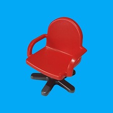 Playmobil - Büro Arbeitszimmer - Stuhl Drehstuhl Bürostuhl - rot