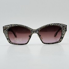 Lafont Sonnenbrille Damen eckig braun Leo print design Mod. LONE 130 NOS