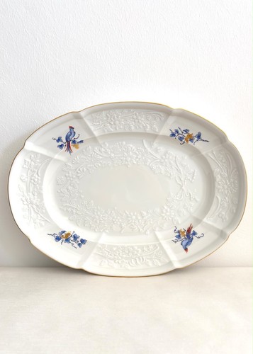 Meissen servierplatte vogel - meissen,