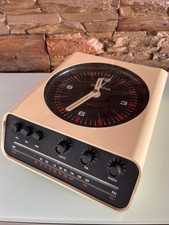 70er wanduhr Tischuhr vintage radio Space age dugena