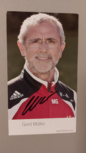 Gerd müller signiert ak - müller, **