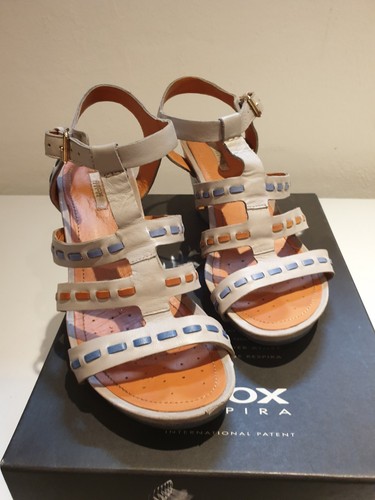 Leder keilsandale von geox - leder,