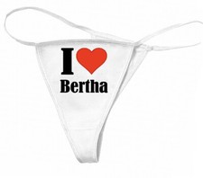 String Tanga I Love Bertha
