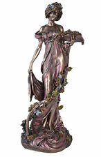 Frauenskulptur Antik Mucha Statue Frau Jugendstil Nymphe Figur Belle Epoque