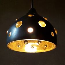 1x RAAK Nanny Still 60er Hängelampe Vintage Deckenlampe Kupfer Glas bubbles