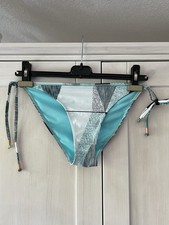Bikinihose Zum Binden, Blau