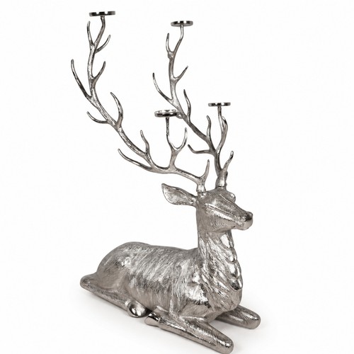 Hirsch mit kerzenhaltern hert - mit,