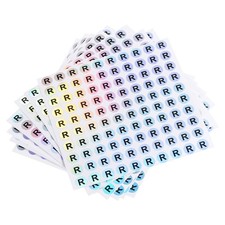 Großbuchstaben Aufkleber