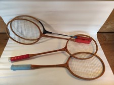 4x DDR Federballschläger