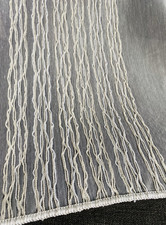 Vorhänge Gardinen weiß ecru beige Ranken meterweise Höhe 2,90 m durchscheinend