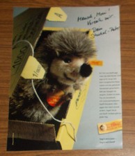 Seltene Werbung vintage STEIFF