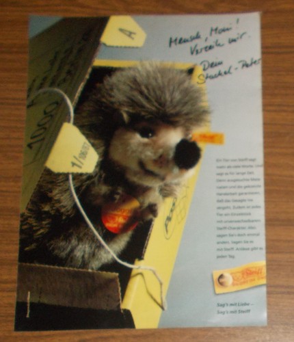 Seltene werbung vintage steiff - vintage,