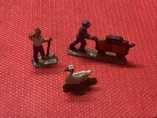 Märklin H0 404 Gc / 0203/0201 Guß Eisenbahnfiguren + Zugabe Schwan