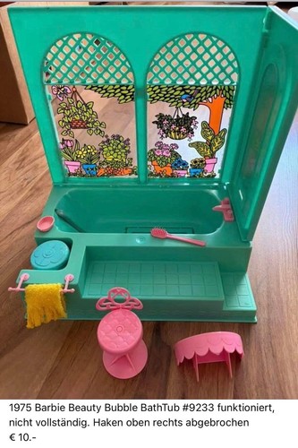 1975 barbie beauty bubble - barbie,