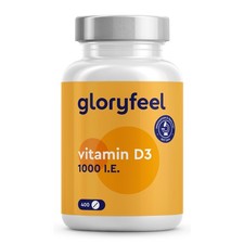 Vitamin D3 1000 IE/ 25µg pro Tablette - 400 hochdosierte Tabletten für 13 Monate