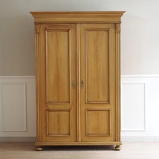 Garderobenschrank Antik Flur Kleiderschrank Vintage Gründerzeit Bauernschrank