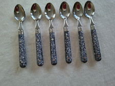 6 Nivella Teelöffel rostfrei