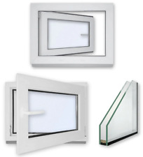 Kellerfenster Fenster Kunststofffenster 2 Fach verglast Dreh Kipp weiß ALLE Maße