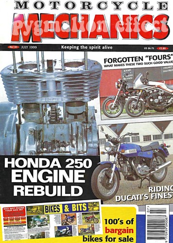 Cmm july 1999 honda cbx750 - july,