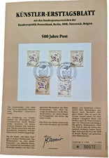 Künstler-Ersttagsblatt "500