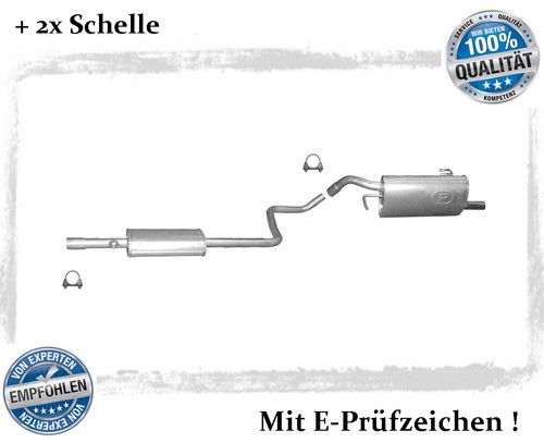 Auspuffanlage für smart - für,