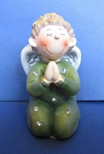 Schutzengel Engel grün betend