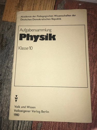 Ddr aufgabensammlung physik - aufgabensammlung,