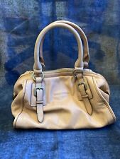 Leder Damen Handtasche Marco O'Polo hellbraun, vintage