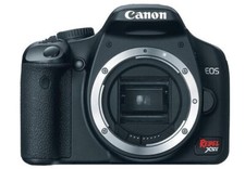 Canon EOS Rebel XSi (450D/Kiss X2) 12,2MP CMOS 3" LCD Digital Kamera Body Black