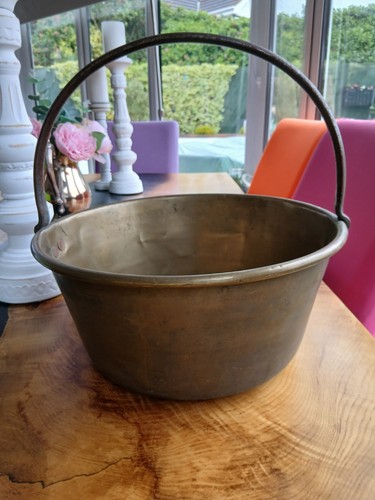 Vintage messing eimer - vintage,