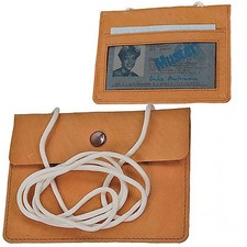 BOCCX kleiner einfacher Brustbeutel Leder Brusttasche Security Wallet GoBago 